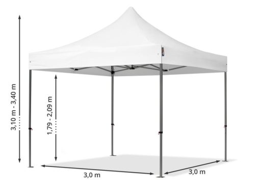 Economy 3 x 3 m, csak tető
